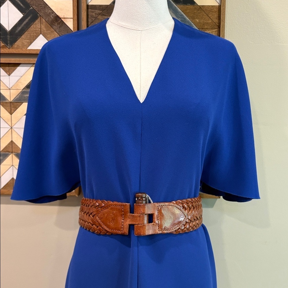 Ralph Lauren Purple Label Royal Blue Dress Spring 2018 Collection 6 EUC - Picture 2 of 13